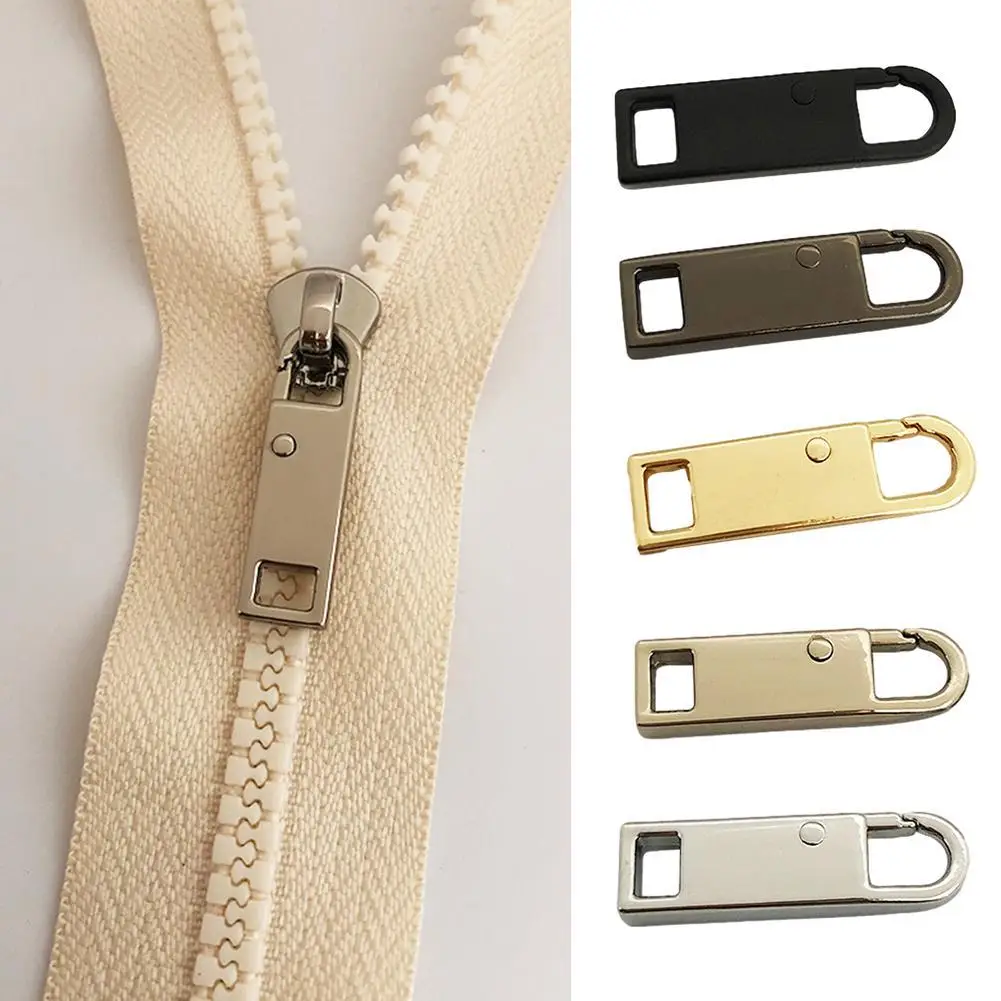 Съемная металлическая молния 2 шт. набор для ремонта золотого цвета молнии