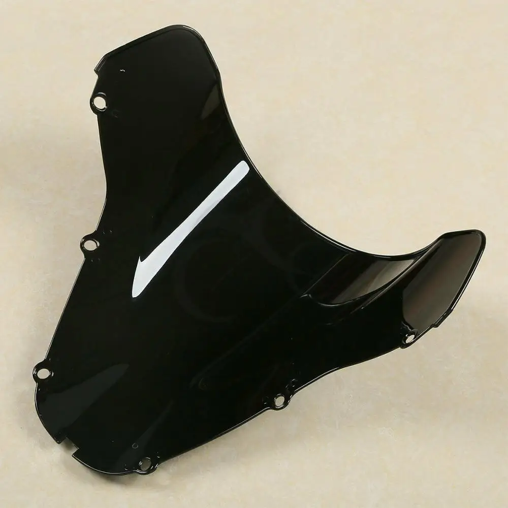 Мотоцикл PMMA двойной пузырь лобовое стекло для Honda CBR929RR CBR900RR 2000-2001 черный/синий/прозрачный/хром