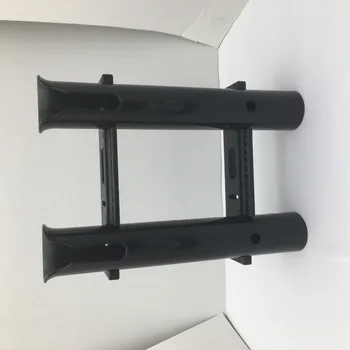 

PP Plastic 2 Hole yu gan jia Storage Shelf Black and White with Pattern