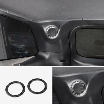 

Car Front Rear Door Speaker Ring Decoration Trim Cover for Jeep Grand Cherokee 2011-2020 Car Interior Accessories Carbon Fiber