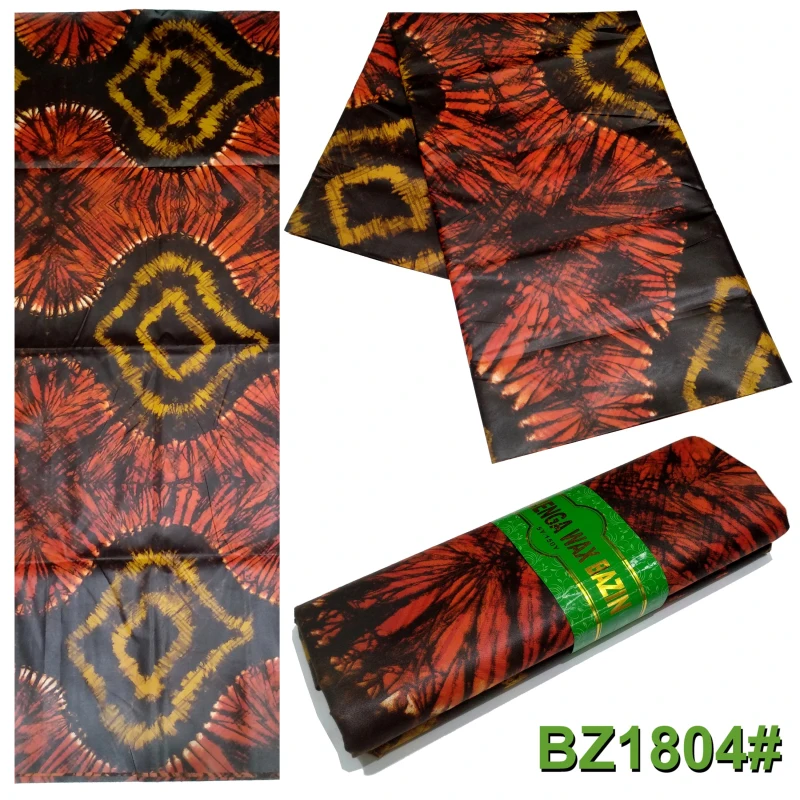 Африканская ткань bazin riche getzner guinea brocade Ткань bazin riche ткань Гана Воск Принт Ткань 6 ярдов/setLHW-1 - Цвет: as picture