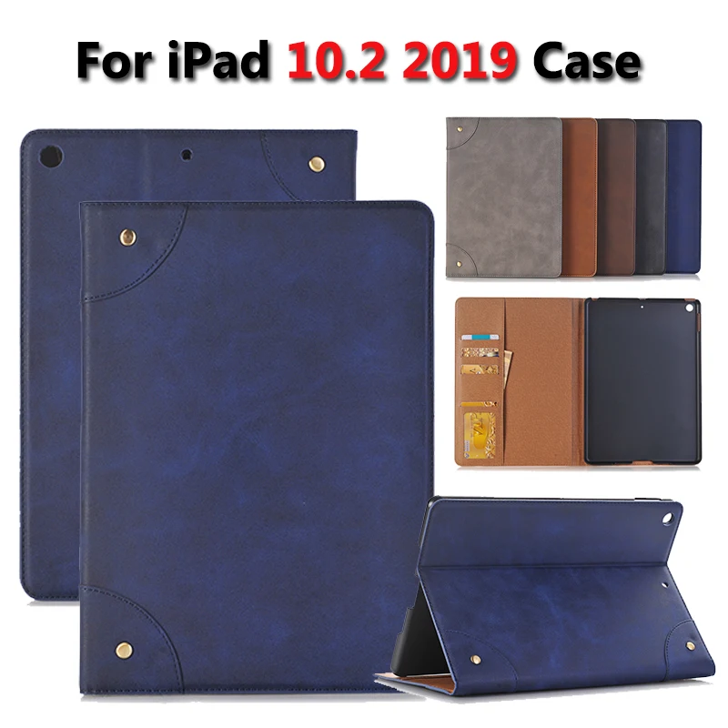 Чехол в стиле ретро для iPad 7 10 2 2019 чехол A2200 A2197 A2198 из искусственной кожи с