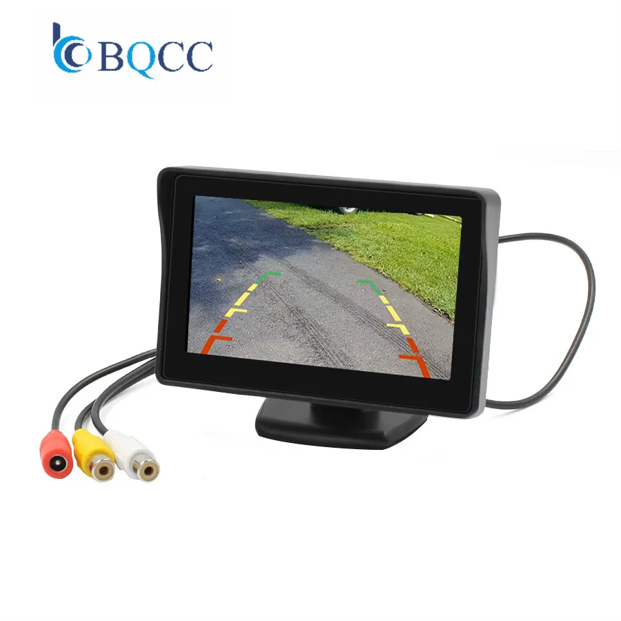 4," Авто 2 в 1 TFT lcd цветной монитор+ светодиодный ночного видения парковочная камера заднего вида камера скрытого наблюдения CCD с автомобильными мониторами