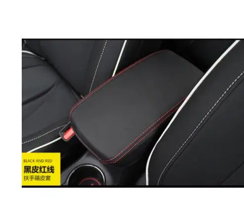 Автомобильный подлокотник коробка кобура искусственная кожа 4 цвета для Jeep Compass аксессуары автостайлинг - Цвет: 1