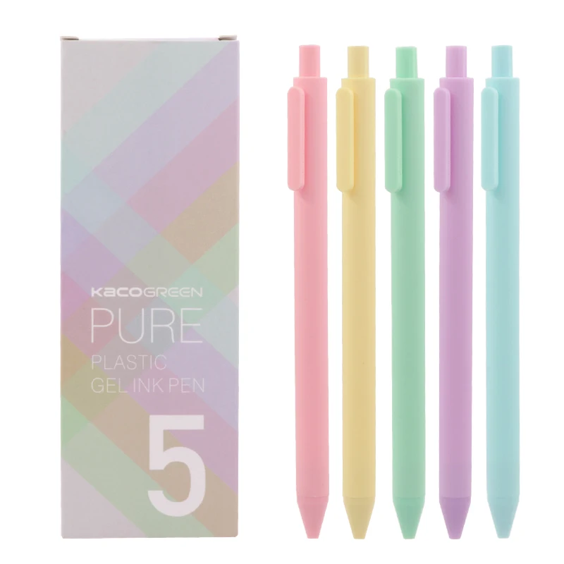 6 Set/Lot Kawaii Dream Pen Set 0.5mm Ballpoint Black Color Gel Ink Pens for Writing Gift Stationery Office School Supplies EB696 |