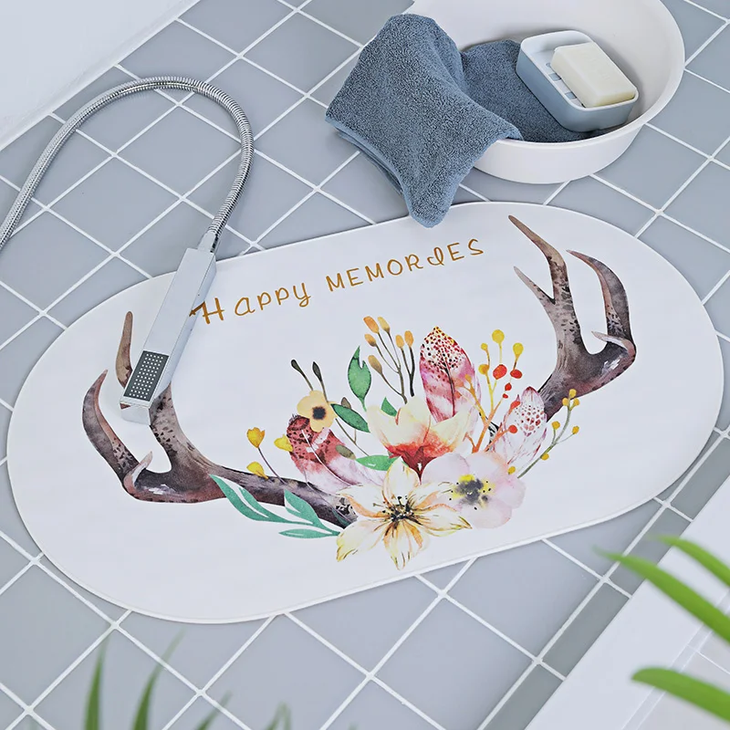 Нескользящий коврик для ванной комнаты, душевой комнаты, напольный коврик, безвкусный ПВХ Бытовая ванна, анти-падающий коврик, коврик для ног