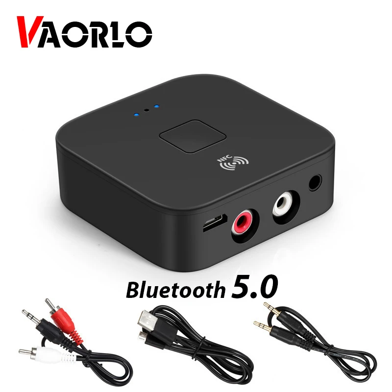 Ремешок VAORLO NFC ресивер Bluetooth 5 0 адаптер с разъемом AUX 3 мм для автомобильного