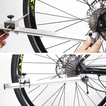 

MTB Bicycle Derailleur Hanger Alignment Gauge Measure Straighten Repair Tool Bike Tools Repairing Set Multifunction Tool Kit