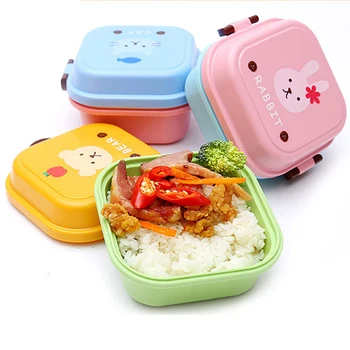 

Cute Cartoon Children's Lunch Box Food Container Storage Case Portable Lunch Box Case Container With Compartments Case