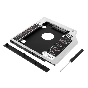 

2020 New 2nd HDD Caddy 9.5mm SATA to SATA Hard Drive Adapter For Laptop Universal CD/DVD