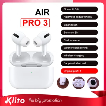 

KIITO E31-1 Air pro 3 TWS 1:1 Clone Airpodering Bluetooth Earphone Headset Wireless Earbuds Stereo Headset PK i90000 podzs3