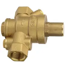 DN15 Регулируемый латунный редукционный клапан с ситечком для воды нефтяного газа