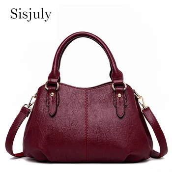 

Sisjuly Luxury Hangbags Women Bag Designer PU Leather Shoulder Bag Laides Crossbody Bags For Women 2019 Tote Bags Bolso Feminina