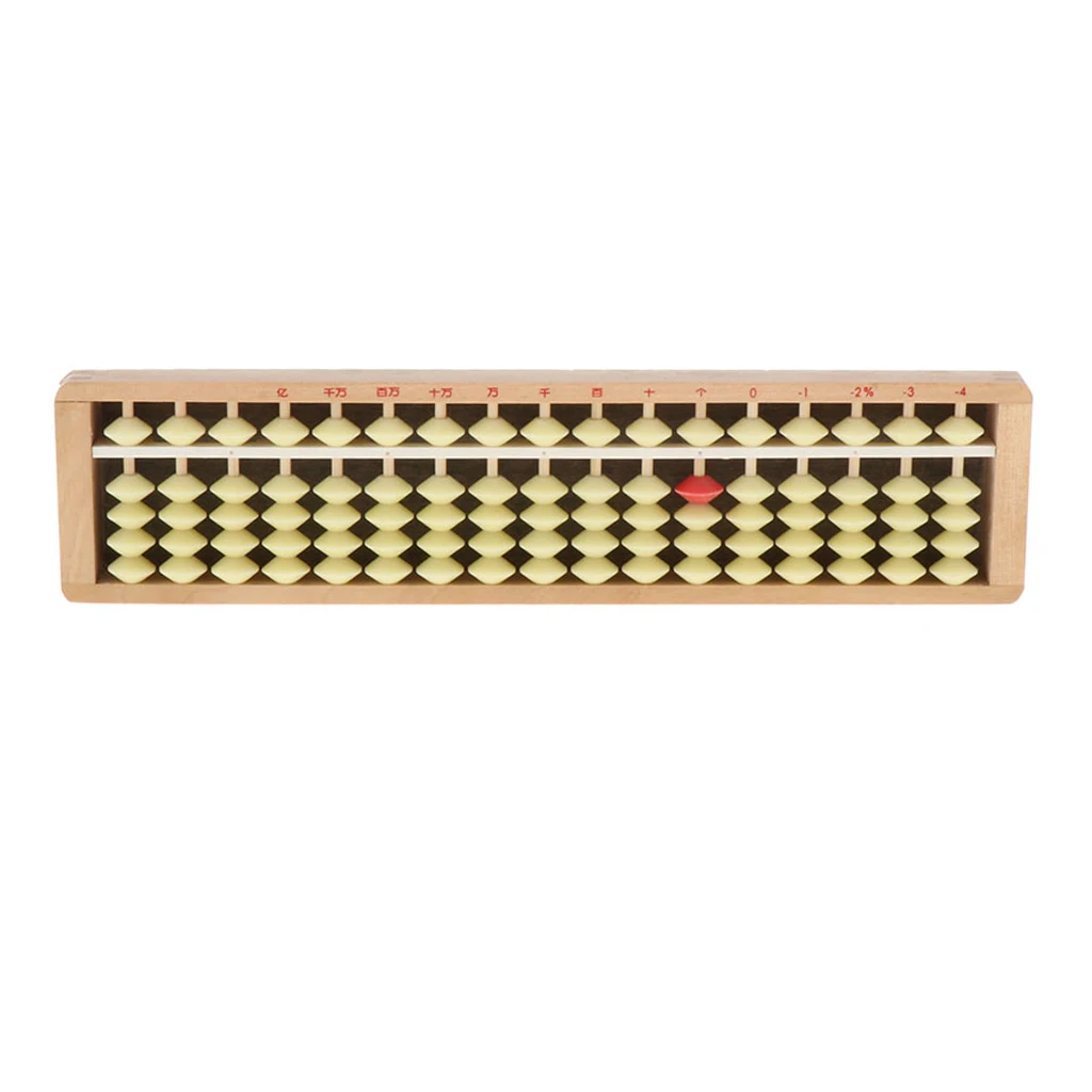 Винтажный стиль Abacus-Профессиональный 17-колонный калькулятор без кнопки сброса