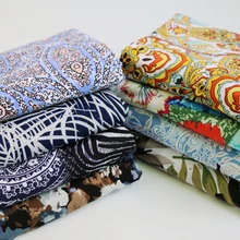 50 см* 150 см тянущаяся печатная Спандекс Трикотажная Ткань для танцовщиц купальники Diy