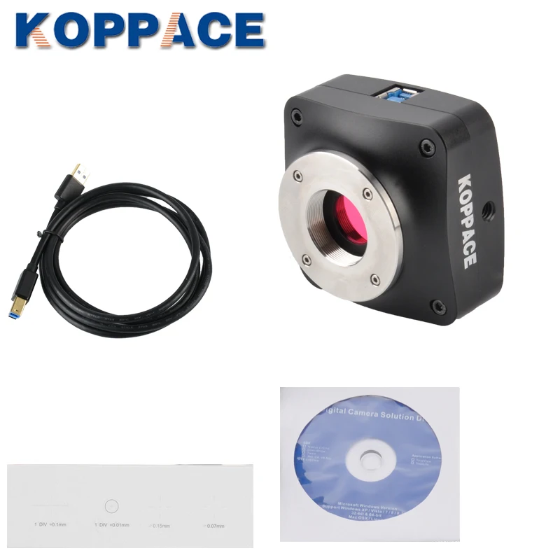  KOPPACE USB3.020 million pixelsSony 1-inch chipIndustrial Microscope camera Support Image and video