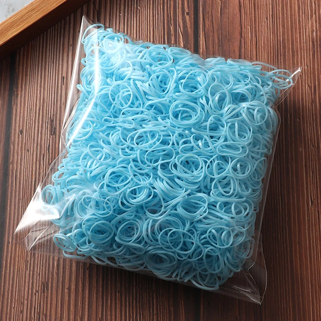 2000pcs Girls Hair Bands Hair Accessories Nylon Rubber Band Elastic Headband Children Ponytail Gum Holder Bands Kids Ornaments opp bag-15