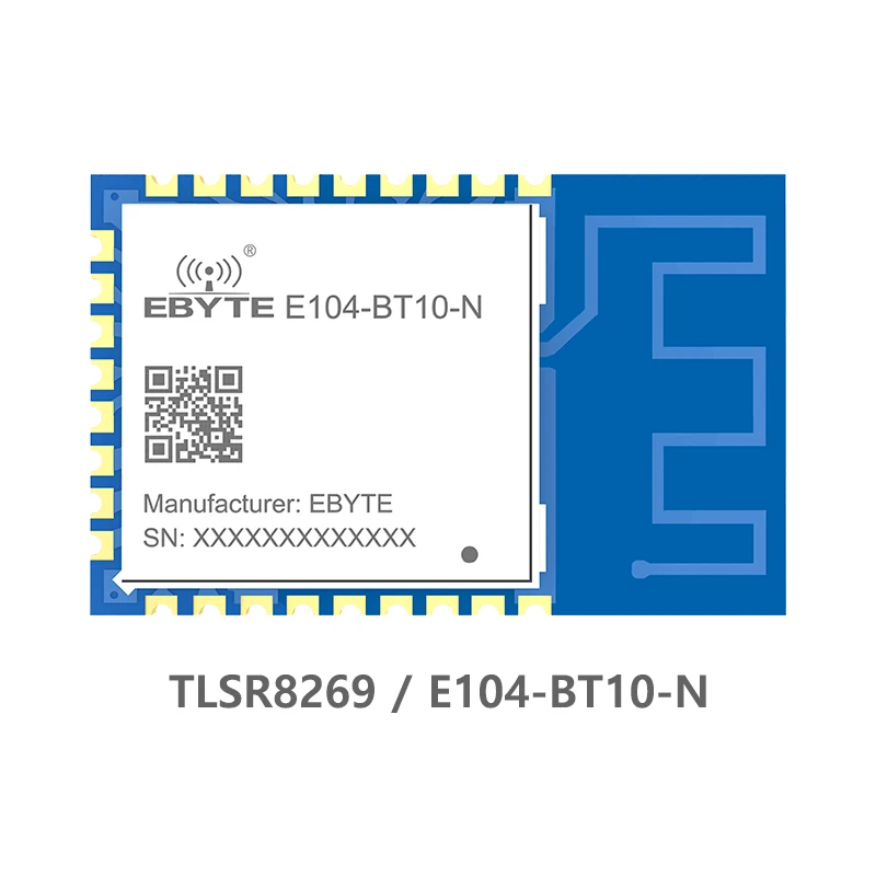 TLSR8269 Bluetooth 2,4 ГГц 8dBm сетка модуль радио щит Беспроводной модуль E104-BT10-N сетки специальная сеть PCB SMD Тип антенны