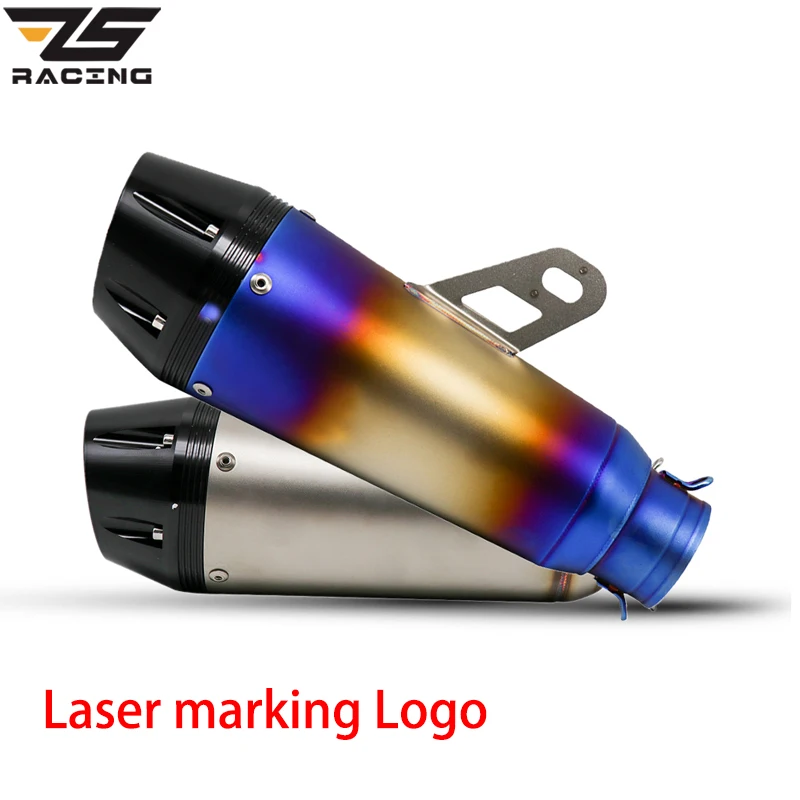 Универсальный глушитель выхлопной трубы для мотоцикла ZS Racing внедорожника