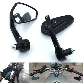 

Universal Motorcycle 7/8" 22mm Handle Bar End Rearview Mirrors For DUCATI Monster 696 796 695 659 796 400 695 620 1100/S