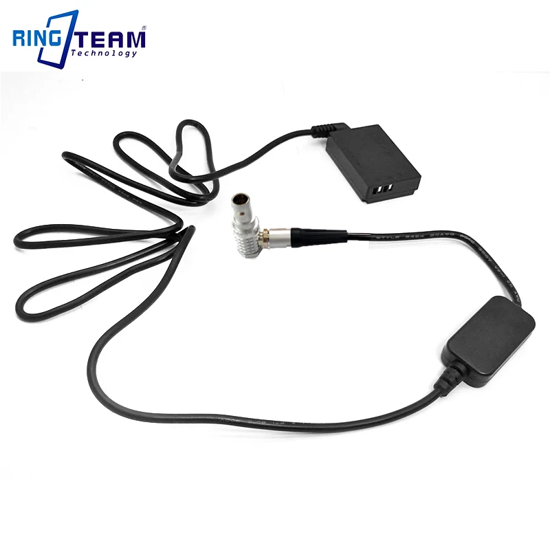 Lp-E12 Batteria Dr-E12 Accoppiatore Cc + Cavo Di Azionamento 5V 2A Con Lemo 2Pin Per Fotocamere Canon M M2 M10 M50 M100