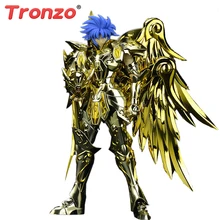 Tronzo jm modelo saint seiya ex gemini saga kanon deus pano pvc figura de ação modelo saint cloth objeto forma alma de ouro brinquedos