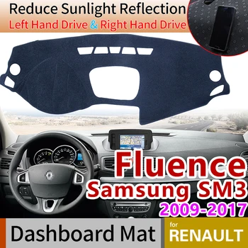 

for Renault Fluence 2009~2017 Samsung SM3 Anti-Slip Mat Dashboard Cover Pad Sunshade Dashmat Car Accessories 2012 2014 2015 2016