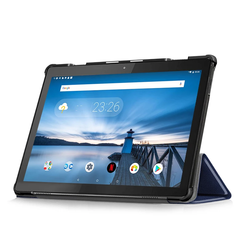 Чехол для lenovo Tab M10, чехол TB-605F TB-605L, TB-505F, планшет, кожа, смарт, 10,1 дюймов, тонкая подставка, Shll, кожа, магнитный складной чехол