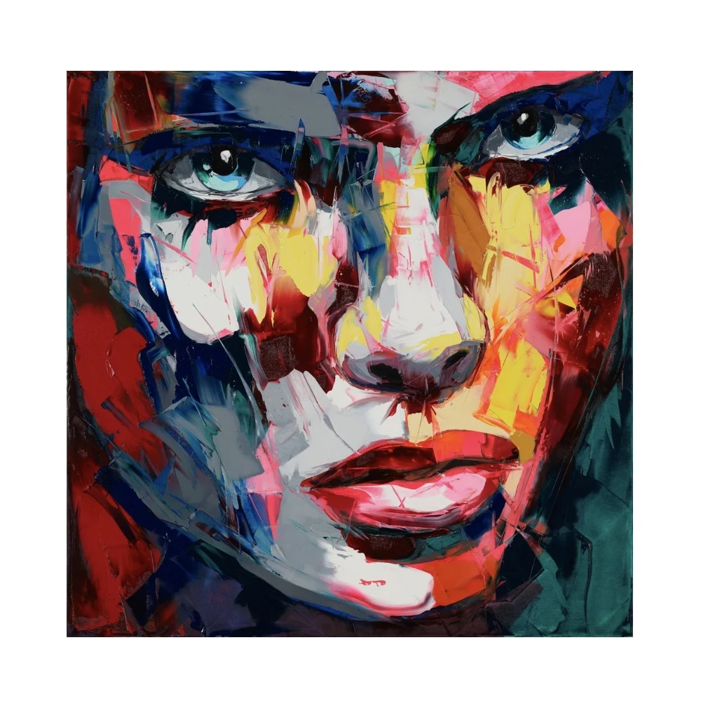 

Картина маслом, холст, высокая палитра качества, Франсуаза, нилли, дизайнерская ручная роспись, поп-арт, украшение для гостиной