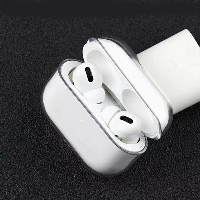 PC Crystal Clear Cases For AirPods 1/2 Transparent Earphone Case For AirPods Pro Charging Box Protective Hard Cover
