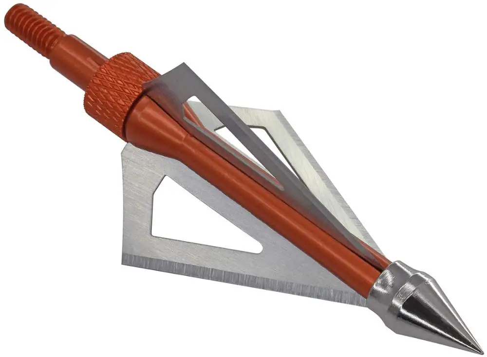 

Maifield 125 Grains 3 Fixed Blade Bowhunting Broadheads 6 Pcs 1 1/4 Cutting Diameter Archery Hunting Head Arrow