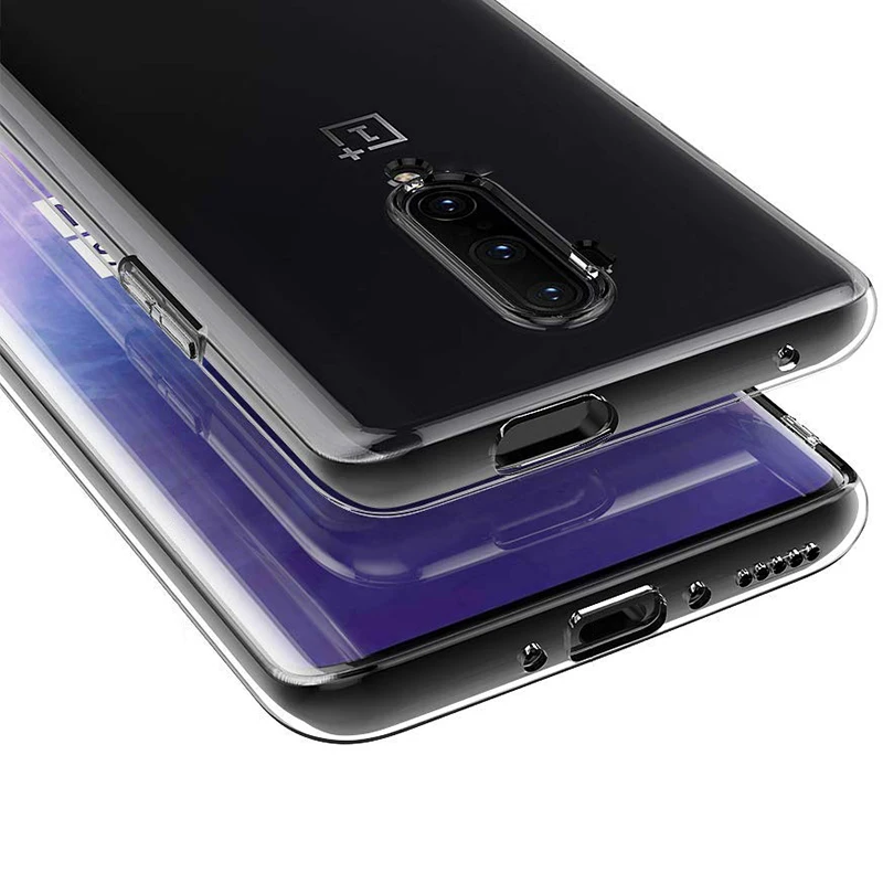 clear case for oneplus 7t pro fitted case OnePlus 7T Pro transparent cover silicone soft ultra 4