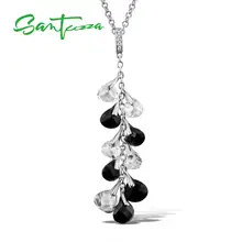 Santuzza, серебряные ожерелья, подвески для женщин, натуральный камень, подвеска, подходит для ожерелья, 925 пробы, серебро, горка, ожерелье, s подвеска