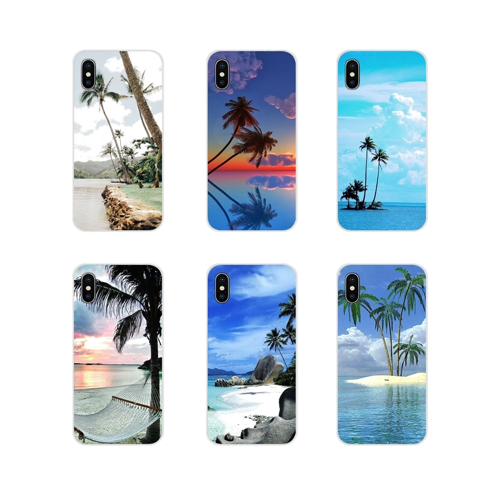 Мягкий силиконовый чехол для Samsung Galaxy J1 J2 J3 J4 J5 J6 J7 J8 Plus 2018 Prime 2015 2016 2017 Hot Tropical Island Palm