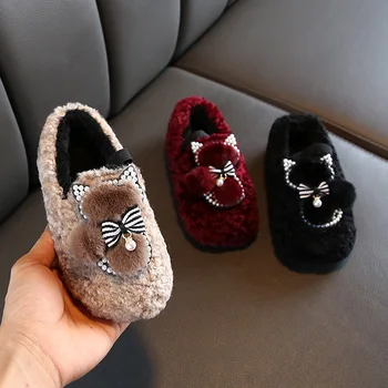

Winter Short Plush cute animals Pattern Baby Toddler Shoes Warm and Cold-proof Baby Toddler Shoes Baby Shoes