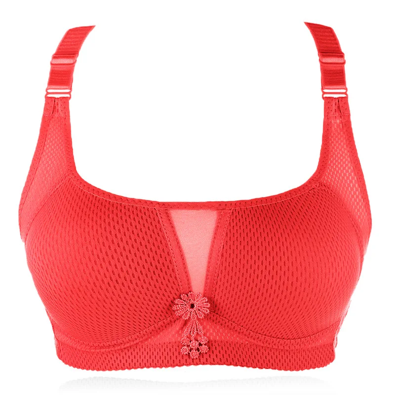 

Deep V big plus size large yards Large tolerance lace bra superSoft Wireless Bralette Unpadded Push Up bras for women