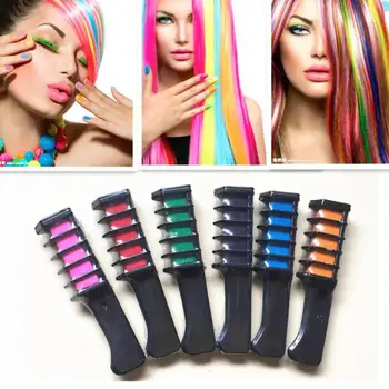 

Multicolor Disposable Hair Comb Dye Sticks Dye Hair Chalk Colorant Comb Hair Styling Dye Comb