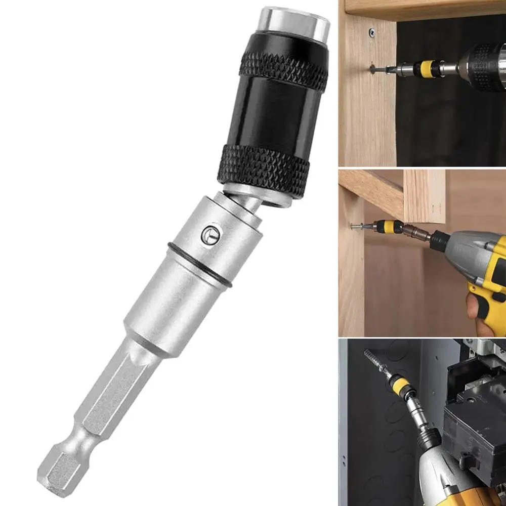 Home 88mm Quick Change Locking Professional Durable Pivoting Bit Holder Replacement Parts Magnetic Screw Drill Tip Carbon Steel|Drill Bits| - AliExpress