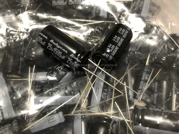 

30PCS/50PCS Limited Real Black Capacitors 1500uf 25v Japan Rubycon Genuine Ruby yxg Electrolytic Capacitor 25v1500uf 12.5x25