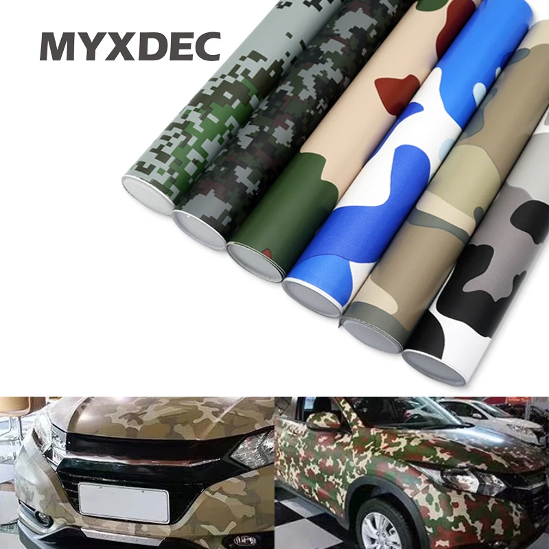 MYXDEC 30 см широкая Премиум камуфляжная Автомобильная Наклейка Виниловые ПВХ