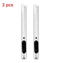 Couteau multifonctionnel, fournitures d'art, coupe papier utilitaire et couteau de bureau, fournitures de papeterie scolaire Diy 2 pièces/ensemble