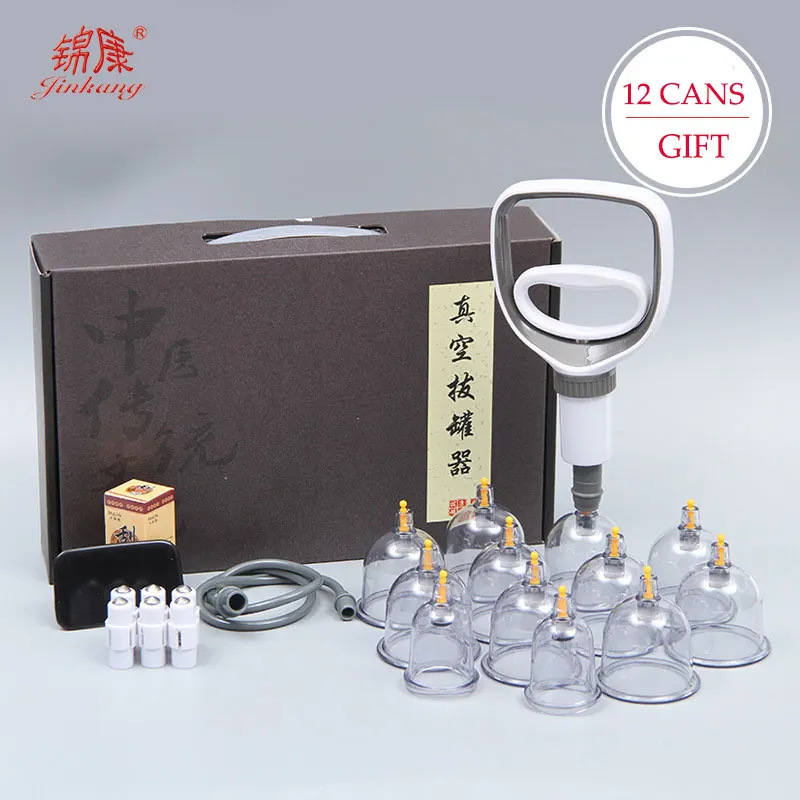 24 Cans For Massage Vacuum Cupping Set Chinese Medicine Physiotherapy Cellulite Body Cups Cupping Therapy Heathly Care 2