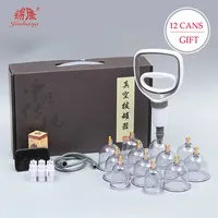 24 Cans For Massage Vacuum Cupping Set Chinese Medicine Physiotherapy Cellulite Body Cups Cupping Therapy Heathly Care 2