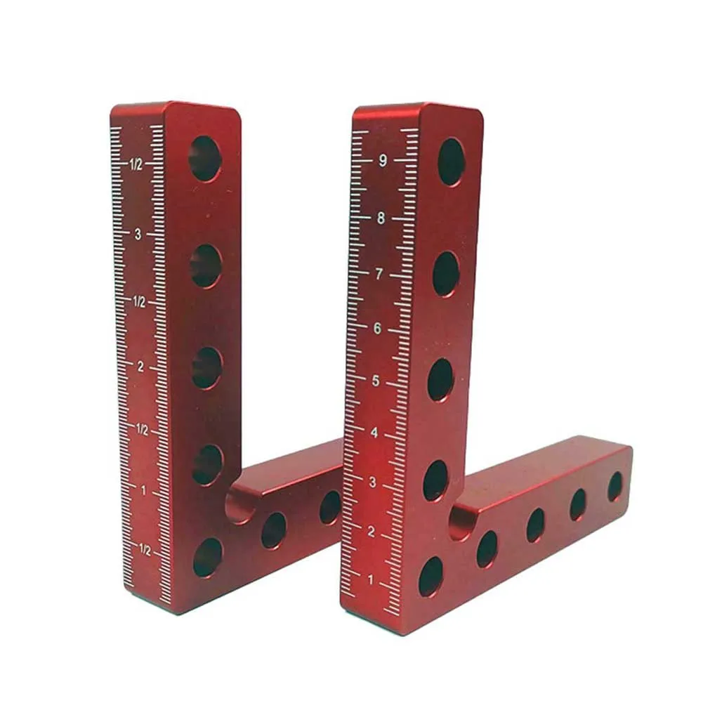 

90 Degree Portable Square Right Angle Clamp Precise Hand Tools Practical Positioning Squares Carpenter Tool Rounded Corners Home