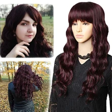 Амир длинные волнистые светлые парики с челкой термостойкие синтетические волосы для женщин афроамериканские Поддельные парики Косплей