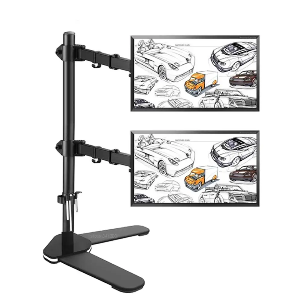 

DL-M072D Desktop17-27" BIG base LCD LED single Monitor desktop Holder Arm Full Motion tv mount Loading 9 kgs