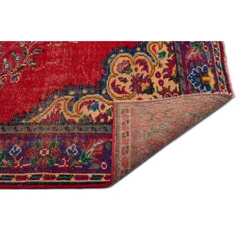 

Handmade Natural Vintage Turkish Area Rug 187x265 Cm-6'2''X8'8''