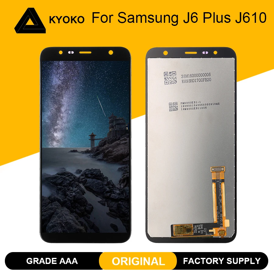 

Original For Samsung Galaxy J6 Prime 2018 J610 J610F LCD Display Touch Screen Digitizer Assembly For J6+ J610FN LCD Replacement