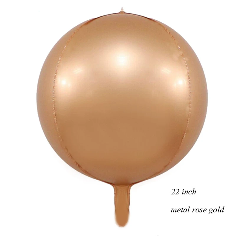 1PC metal rose gold 1 шт. 18/22 дюйма металлические звезды и сердце 4D диско градиент цвета шары для свадьбы и дня рождения вечерние детские Душ Декор реквизит для фотосессии принадлежности - Цвет: 1PC metal rose gold