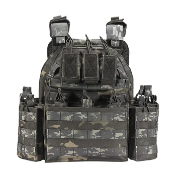 

YAKEDA Tactical Vest Outdoor Vest Army Fans Outdoor Vest Expand Training Field Equipment VT6026-1 - ACU Upgraded Version